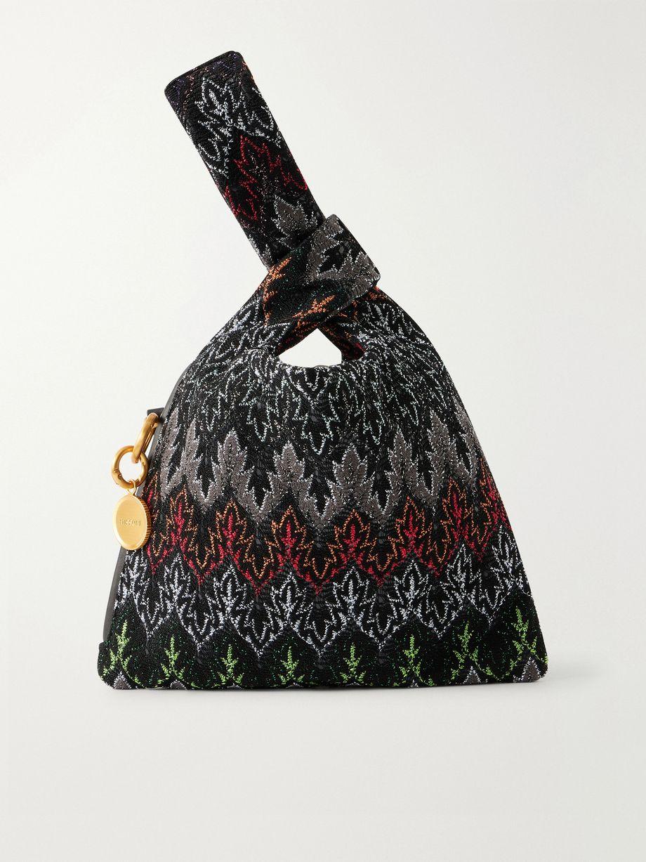 Striped Lurex shoulder bag by MISSONI
