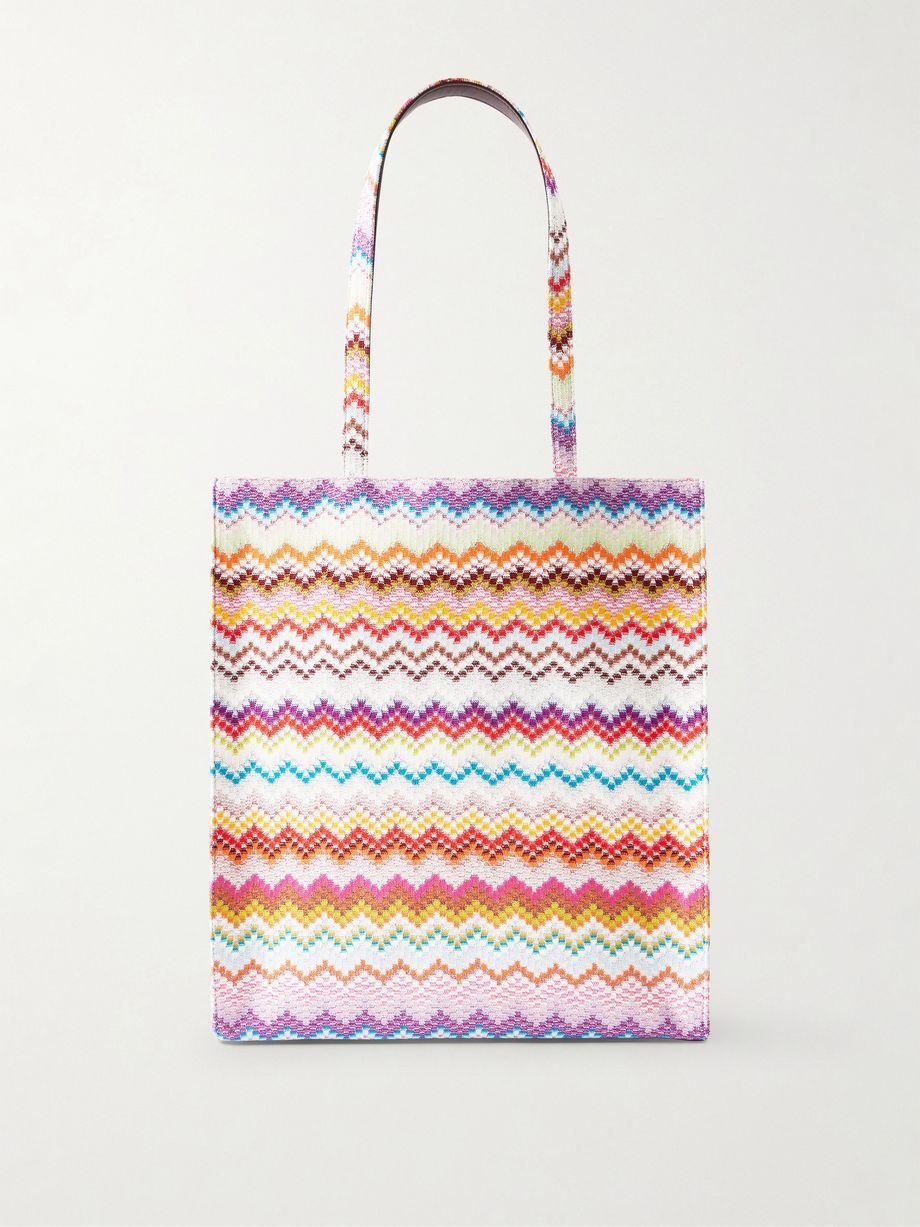 Striped Lurex tote by MISSONI