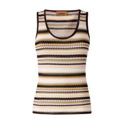Striped cotton and viscose tank top by MISSONI