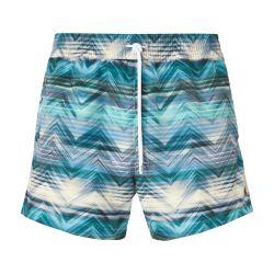 Swim shorts with macro zig zag by MISSONI