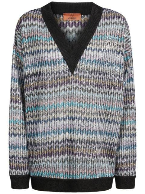 V-neck jumper by MISSONI