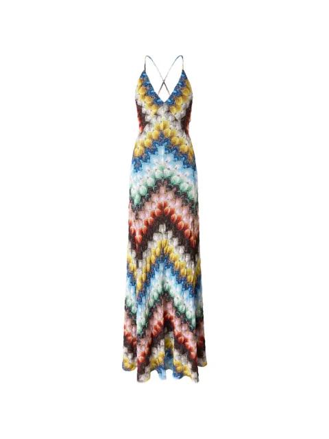 V-neck maxi dress by MISSONI