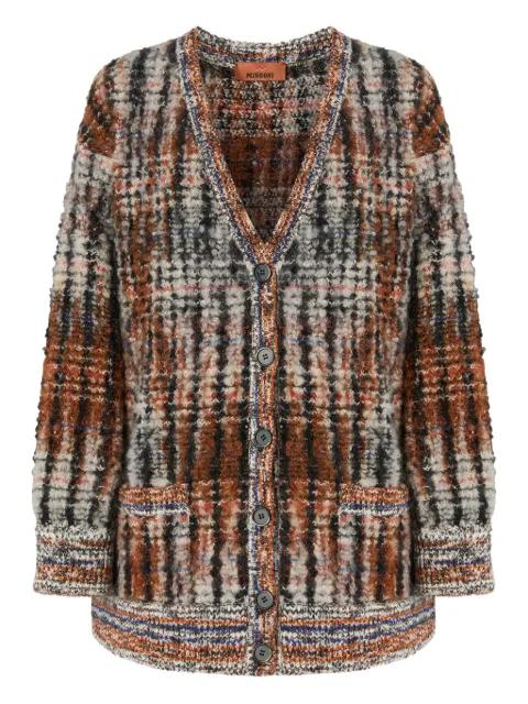 V-neck pocket cardigan by MISSONI