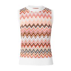 Viscose-blend crewneck vest by MISSONI