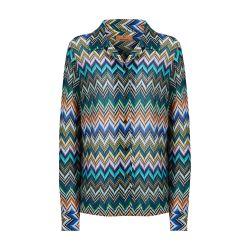 Viscose zig zag bowling-cut shirt by MISSONI