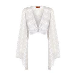 Wide sleeves crop top by MISSONI
