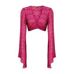 Wide sleeves crop top by MISSONI