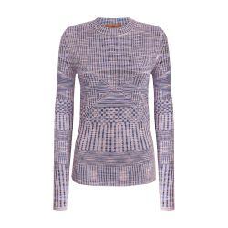 Wool knit Slub crewneck pullover by MISSONI
