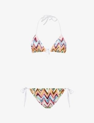 Zig Zag Raschel-Knit Bikini Set by MISSONI