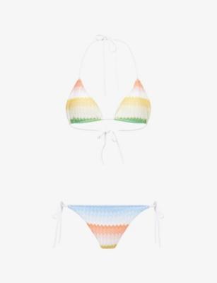 Zig Zag Raschel-Knit Bikini Set by MISSONI