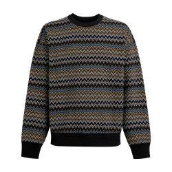 Zig zag cotton crewneck sweatshirt by MISSONI