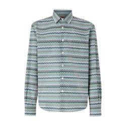Zig zag cotton poplin shirt by MISSONI