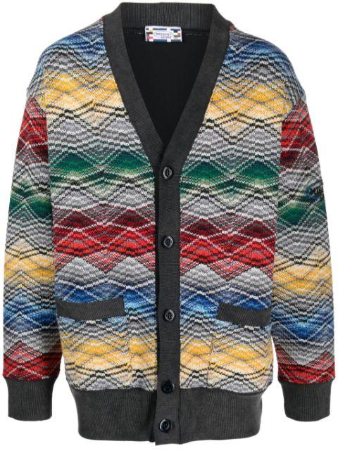 Zigzag V-neck cardigan by MISSONI