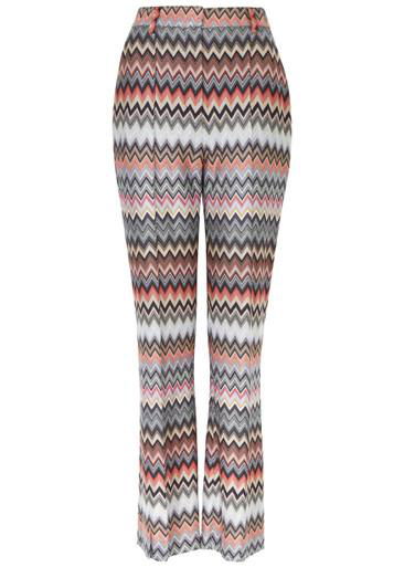 Zigzag cotton-blend trousers by MISSONI