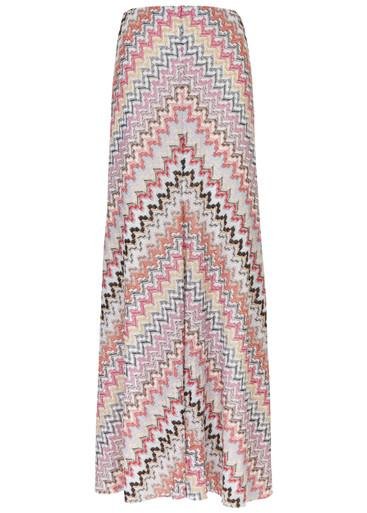 Zigzag metallic-knit maxi skirt by MISSONI
