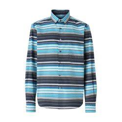 Zigzag print cotton poplin shirt by MISSONI