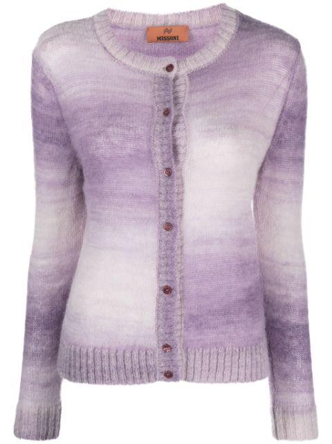 alpaca-blend cardigan by MISSONI
