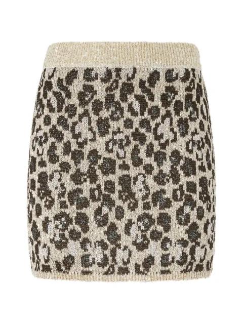 animal-print mini skirt by MISSONI
