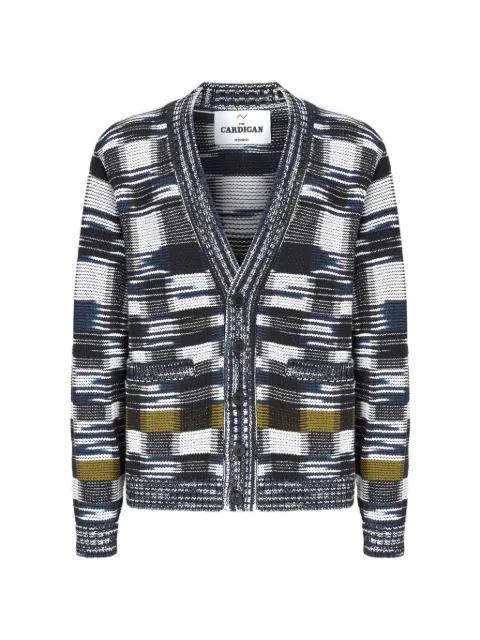 checked-pattern cardigan by MISSONI