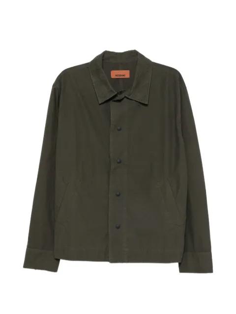 chevron-collar overshirt by MISSONI