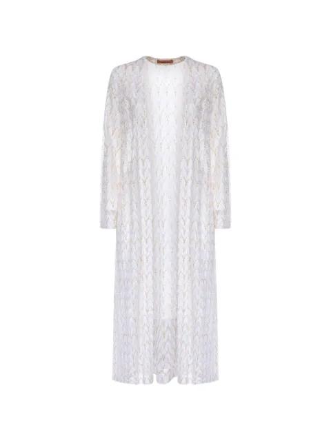 chevron-knit cardigan by MISSONI