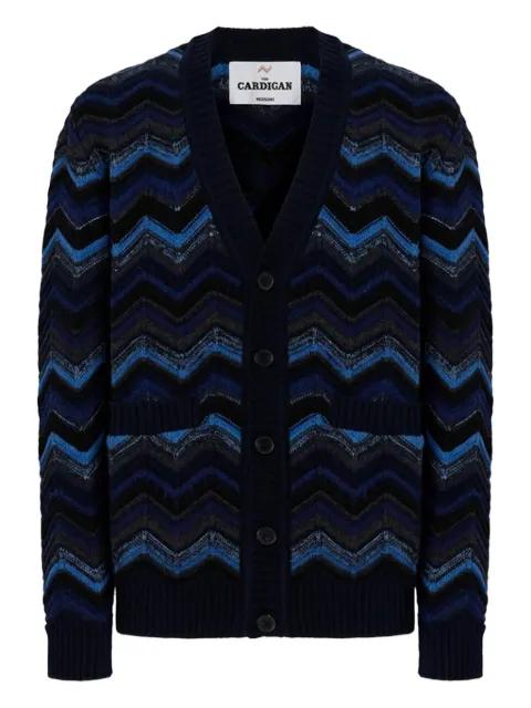 chevron-knit cardigan by MISSONI