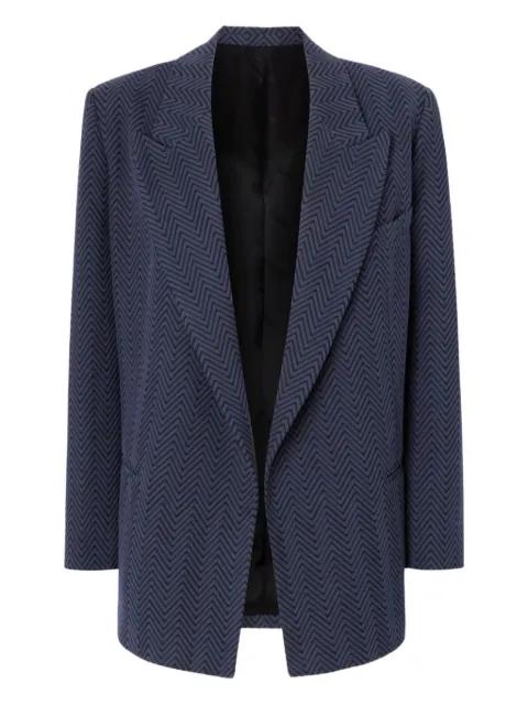 chevron-pattern blazer by MISSONI