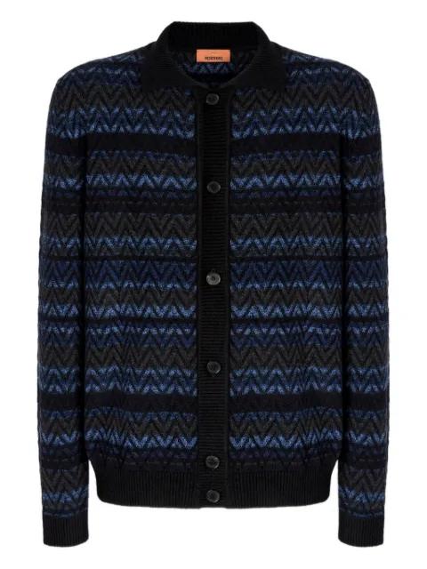 chevron-pattern cardigan by MISSONI