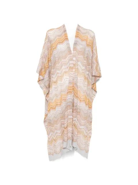 chevron-pattern scarf by MISSONI
