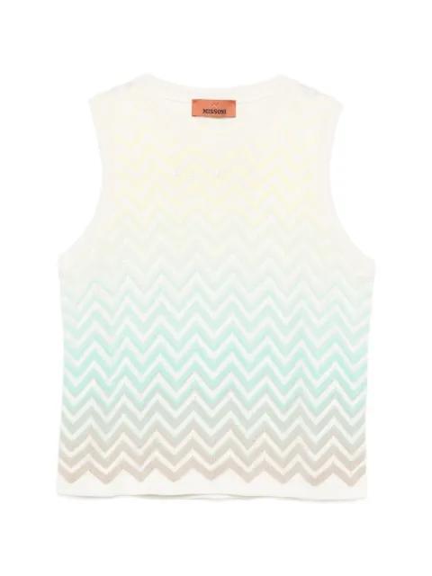 chevron-pattern top by MISSONI
