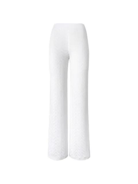 chevron-pattern trousers by MISSONI
