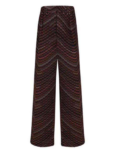 chevron-pattern trousers by MISSONI