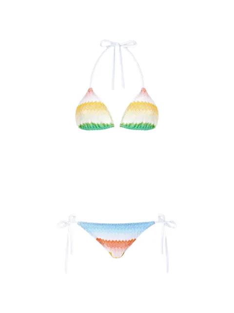chevron-patterned bikini by MISSONI