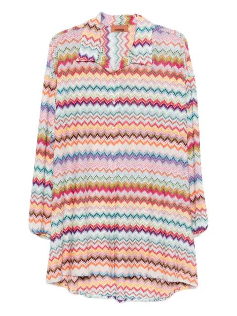 chevron-patterned shirt by MISSONI