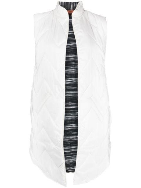 chevron-quilted puffer gilet by MISSONI