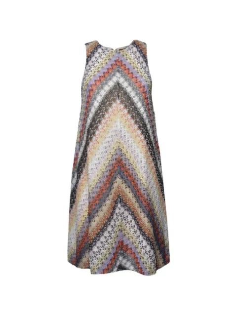 chevron sleeveless dress by MISSONI