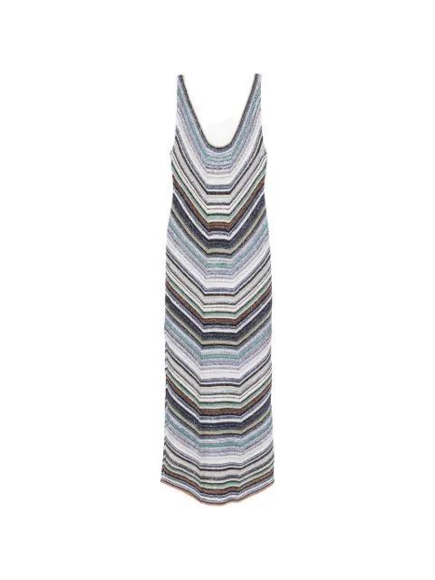 chevron sleeveless maxi dress by MISSONI
