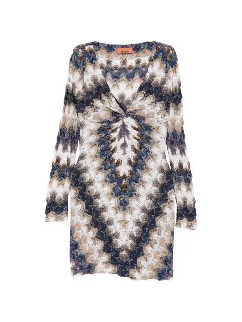 chevron twisted dress by MISSONI