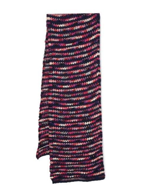 chunky-knit wool scarf by MISSONI