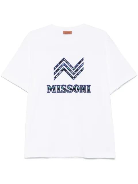 crew-neck cotton T-shirt by MISSONI