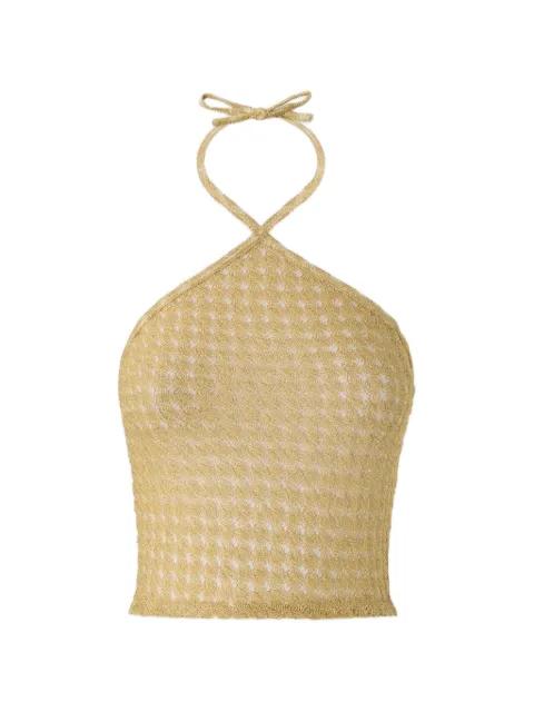 crochet halterneck top by MISSONI