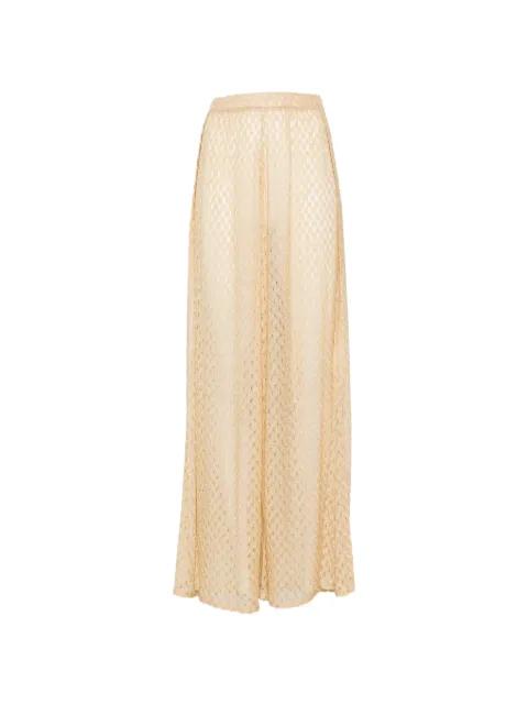 elactic-waistband trousers by MISSONI