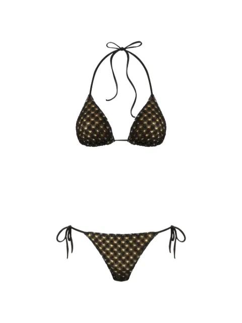 embellished triangle bikini by MISSONI