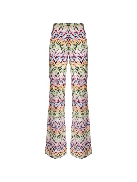 flared-leg trousers by MISSONI