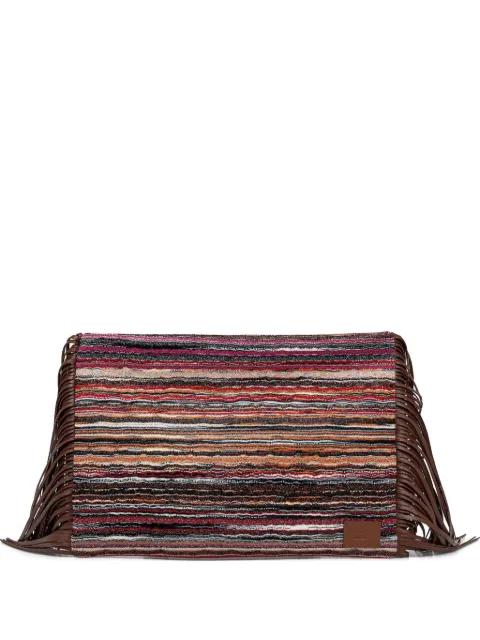 fringed clutch bag by MISSONI