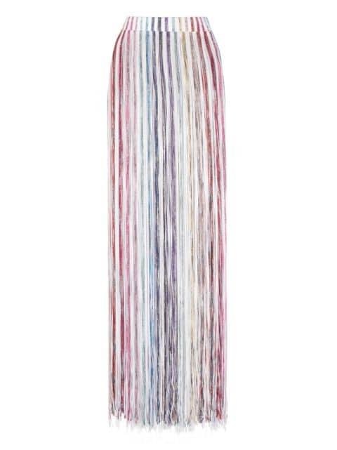 fringed maxi skirt by MISSONI