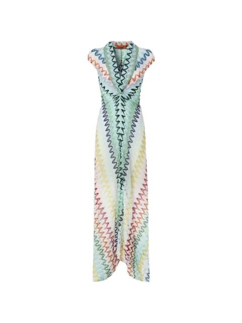 geometric-patterned maxi dress by MISSONI