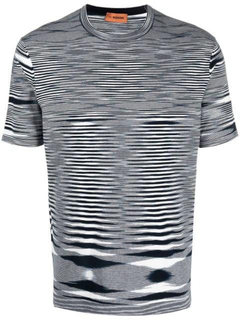 geometric-print cotton T-shirt by MISSONI