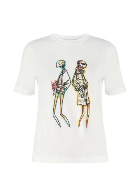 graphic- print T-shirt by MISSONI