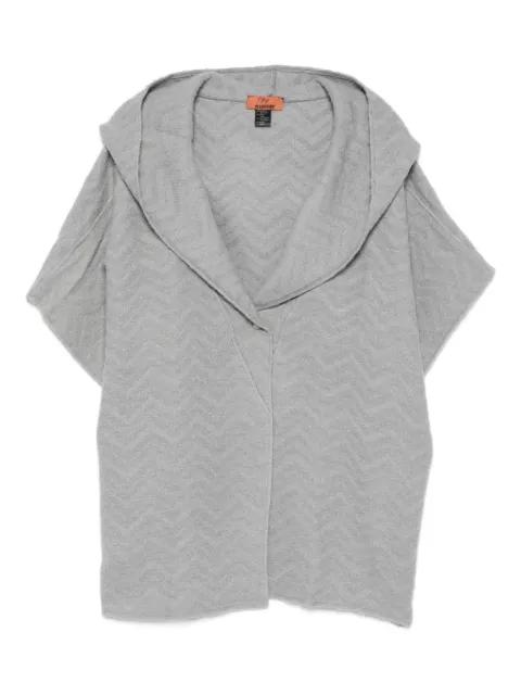hoodied cape by MISSONI
